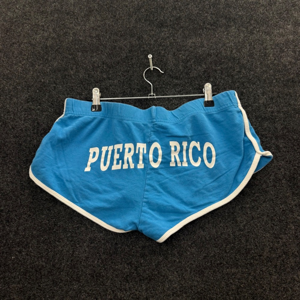 Popular Sports Puerto Rico Blue Dolphin Shorts Y2K Graphic Drawstring Womens